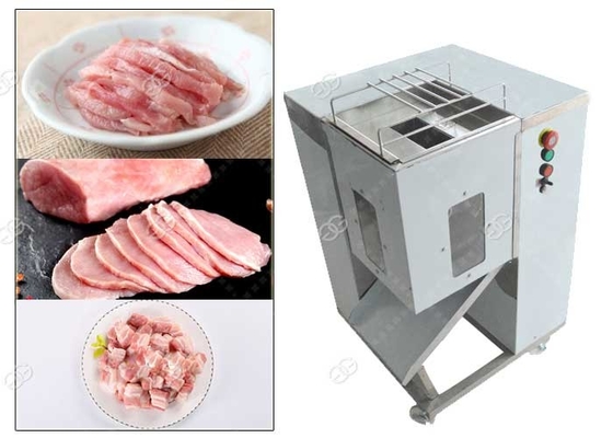 Китай Сваренное руководство для обработки мяса Силк, нержавеющая сталь автомата для резки куба мяса поставщик
