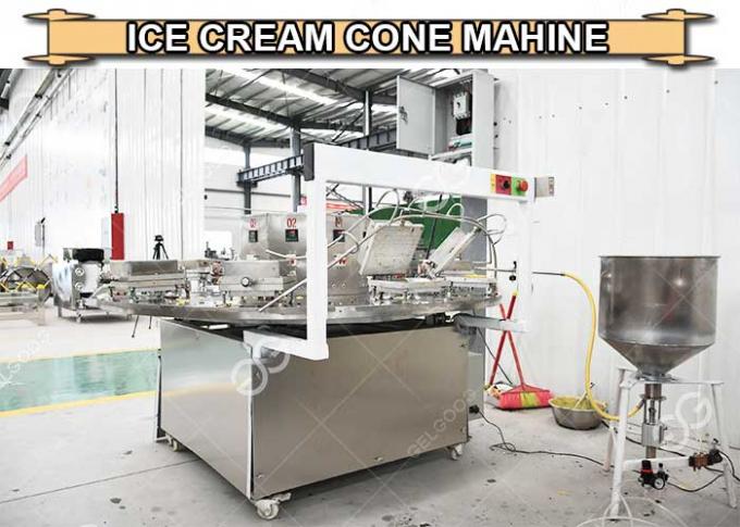 Машина создателя конуса мороженого сахара