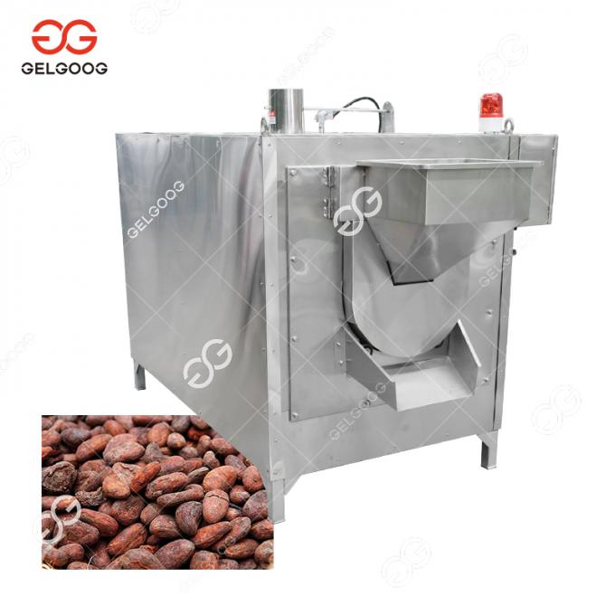 Промышленная машина жарить в духовке фасоли какао