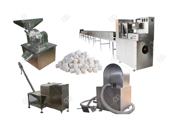 Китай Автоматический куб сахар сырца делая процессом производства машины кубы белого сахара поставщик
