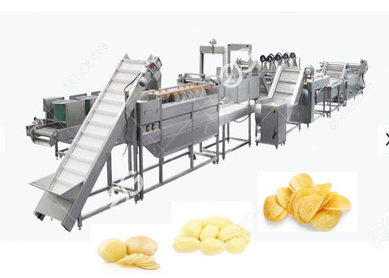 Китай Промышленные автоматические картофельные чипсы делая нагрев электрическим током машины с большой емкостью 200кг/Х поставщик